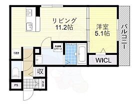 メゾンクレール安養寺 202 ｜ 滋賀県栗東市安養寺６丁目（賃貸アパート1LDK・2階・42.69㎡） その2