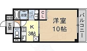 FLAT都賀山 309 ｜ 滋賀県守山市勝部５丁目（賃貸マンション1K・3階・33.41㎡） その2