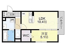 パミドール和 2階1LDKの間取り