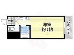 ハイツ玉川5 ワンルームの間取図画像