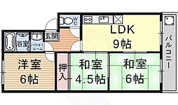 メゾン・ド・シスクルール 3DKの間取図画像