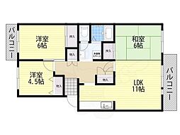間取図画像 3LDK