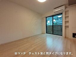 ジュネス エアリー 3階1Kのリビング/ダイニング