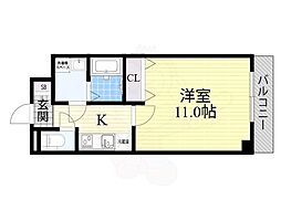 CITYSPIRE浜大津駅前 1Kの間取図画像