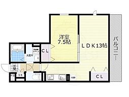 ディオネオーラ 1LDKの間取図画像