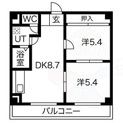 物件の間取り