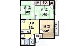 lagracedeux 3DKの間取図画像