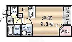 レオパレスサニーヒルズ ワンルームの間取図画像