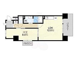 ラフィール 1LDKの間取図画像
