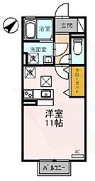 ファーストステージ ワンルームの間取図画像