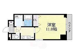 CITYSPIRE浜大津駅前 1Kの間取図画像