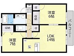 物件の間取り