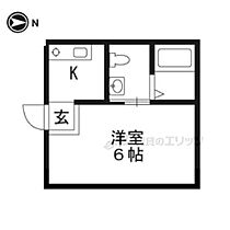 アルティ西野山 105 ｜ 京都府京都市山科区西野山中畑町（賃貸アパート1K・1階・18.25㎡） その2