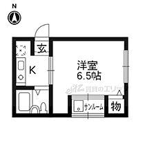 京都府京都市伏見区深草坊町（賃貸マンション1K・2階・17.01㎡） その2