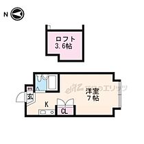 京都府京都市伏見区銀座町二丁目（賃貸マンション1R・3階・17.40㎡） その2