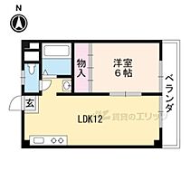 京都府京都市山科区御陵原西町（賃貸マンション1LDK・5階・34.00㎡） その2