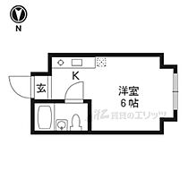 コーポさかき 203 ｜ 京都府京都市東山区大和大路通四条下ル4丁目小松町（賃貸マンション1R・2階・15.00㎡） その2