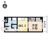 CREST音羽 108 ｜ 京都府京都市山科区音羽乙出町（賃貸マンション1DK・1階・33.00㎡） その2