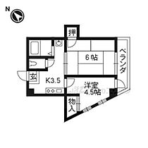 レーヴ伏見 201 ｜ 京都府京都市伏見区豊後橋町（賃貸マンション2K・2階・33.00㎡） その2