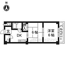 スカイコーポ久御山Ｂ棟 305 ｜ 京都府久世郡久御山町島田提外（賃貸マンション2K・3階・31.59㎡） その2