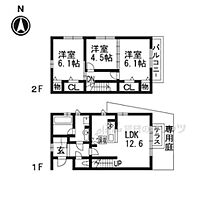 プリマベーラ綾 101 ｜ 京都府京都市伏見区下鳥羽城ノ越町（賃貸テラスハウス3LDK・1階・74.02㎡） その2