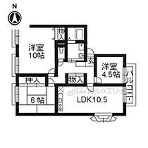 サイプレス木幡Ａ棟 101 ｜ 京都府宇治市木幡檜尾（賃貸アパート3LDK・1階・74.33㎡） その2