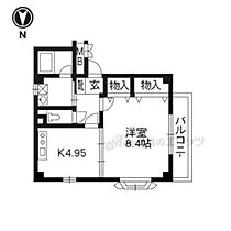 京都府京都市伏見区深草大亀谷万帖敷町（賃貸アパート1DK・1階・35.10㎡） その2