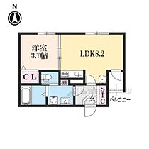 プレミアム・デイズVI 202 ｜ 京都府京都市伏見区石田桜木（賃貸アパート1LDK・2階・31.05㎡） その2