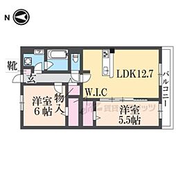 Plum Owl 2LDKの間取図画像