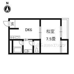 間取図画像 1DK