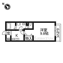 VIVOSTAGE 1Kの間取図画像
