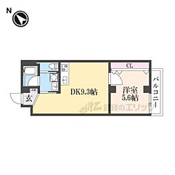 ソフィア墨染駅前 1DKの間取図画像