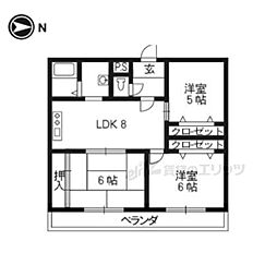 MOグロリーエイト 3LDKの間取図画像