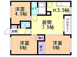 コンフォートK 2階
