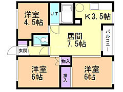 物件の間取り