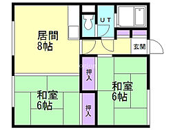 コーポさわだ 2階