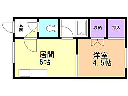第18日研ハイツ 2階/203