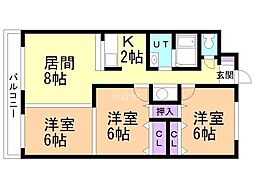 フェイマスＫＩＴＡＭＩ　3番館 4階