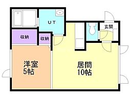 間取図画像 1LDK