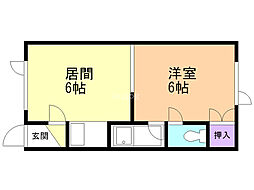間取図画像 1DK