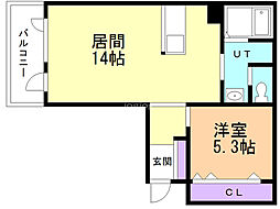 間取図画像 1LDK