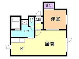 間取図画像 1LDK