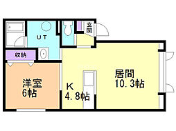 サンプレイスW‐I 2階/2-A