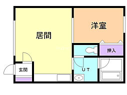 ハイツエムII 1階
