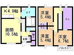 タウンハウスサルビア II 1階/3