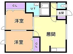 川東第3マンション 2階