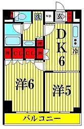 間取図画像 2DK