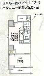 間取図画像 1LDK