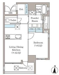 間取図画像 1LDK