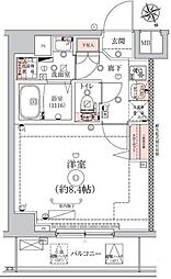 EsTRUTH東向島 1Kの間取図画像